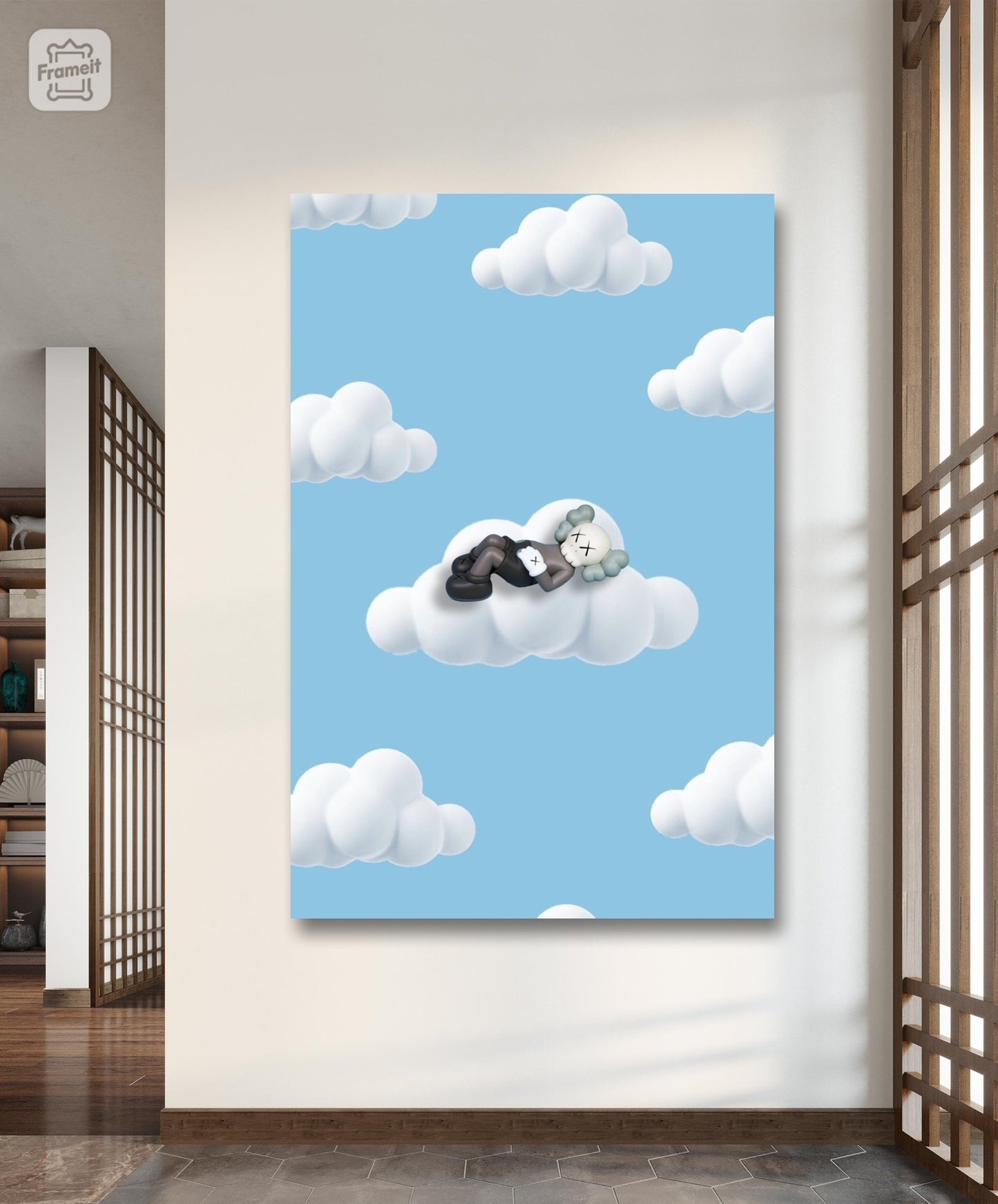 XX Eyes Figure in The Clouds