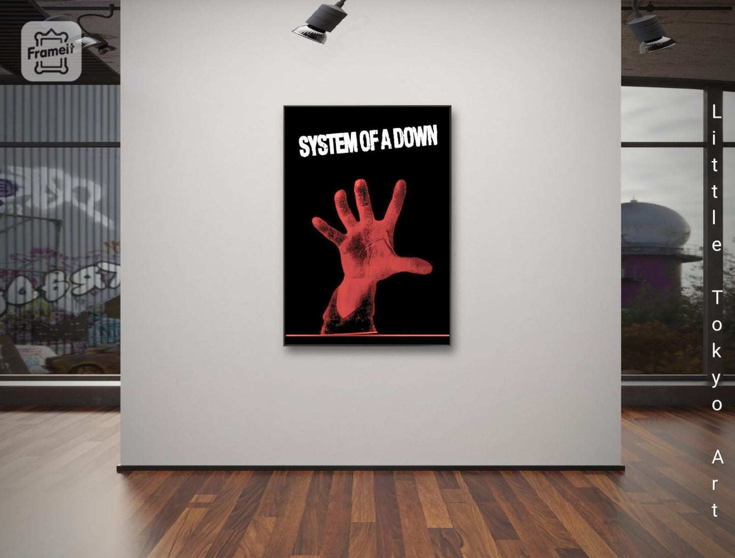 Music Artist SOAD Hand Reaching Canvas Poster Wall Art Home Decor