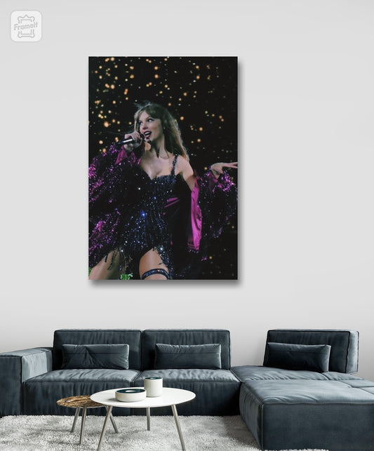 Music Artist Swiftie on Stage Canvas Poster Wall Art Home Decor