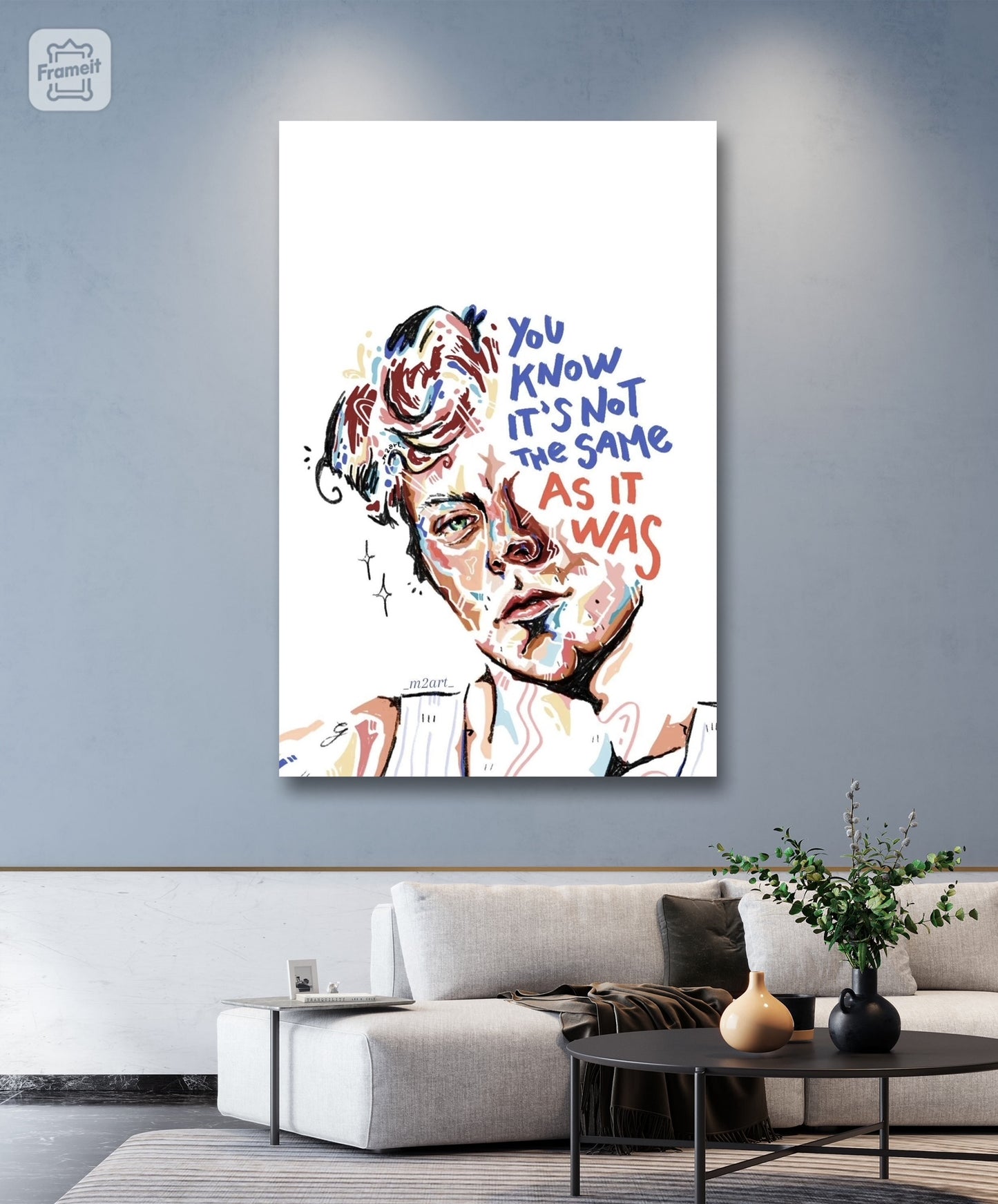 Music Artist Harry You Know It’s Not The Same As It Was Canvas Poster Wall Art Home Decor