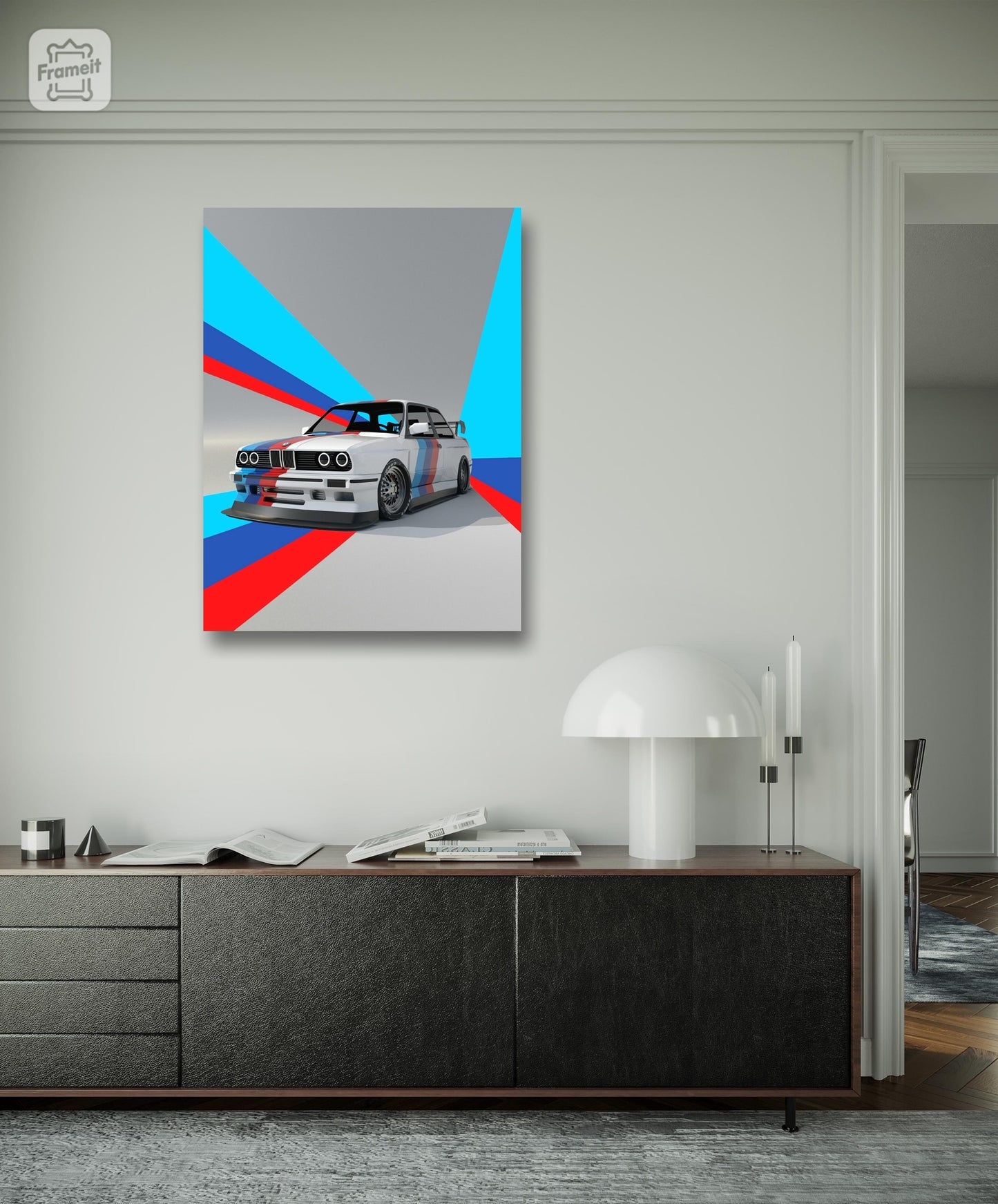 Sports Car M3 Canvas Poster wall Art