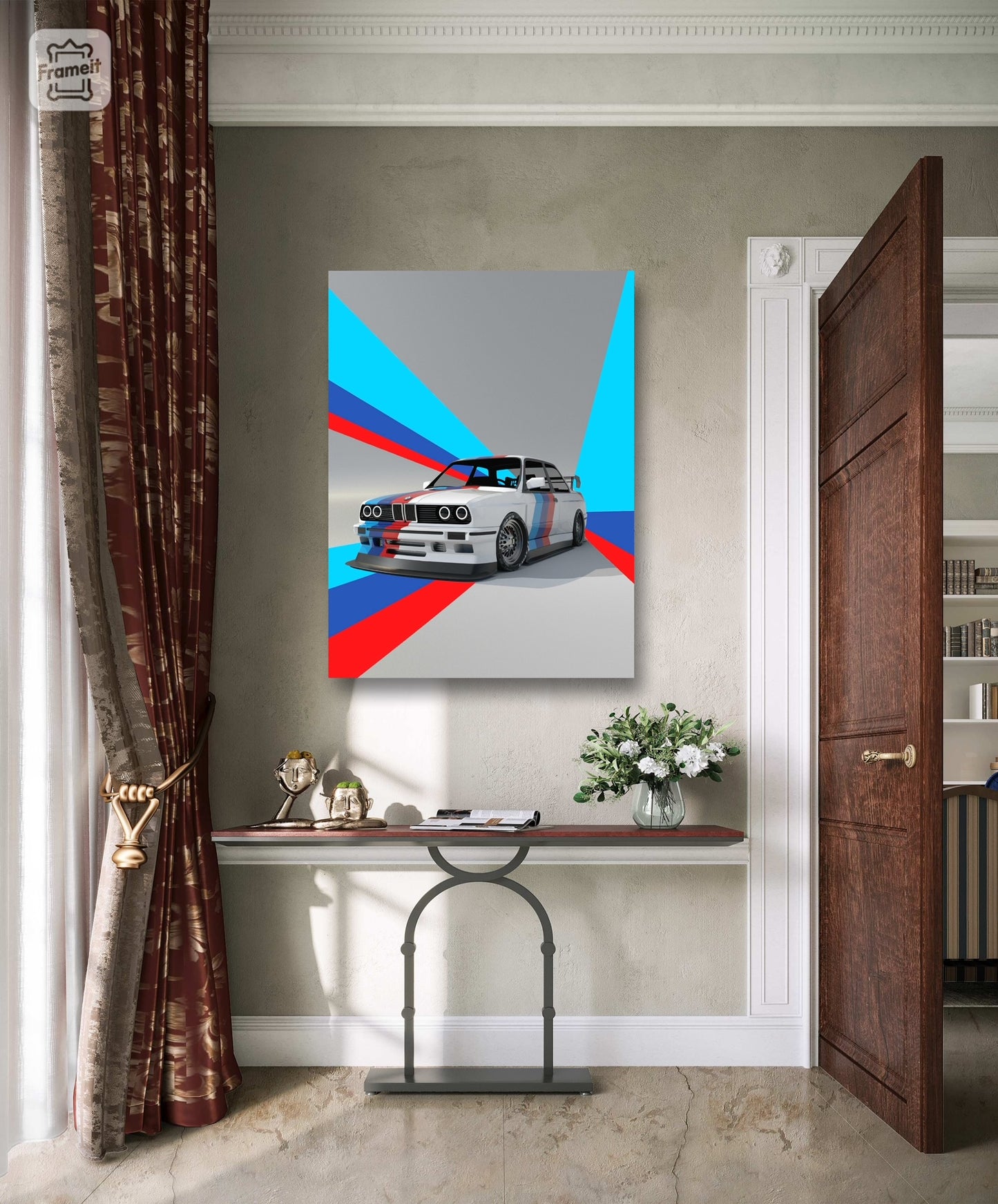 Sports Car M3 Canvas Poster wall Art