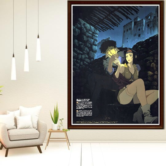 space Cowboy Love Faye Anime wall Art home decor