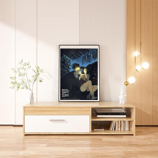 space Cowboy Love Faye Anime wall Art home decor