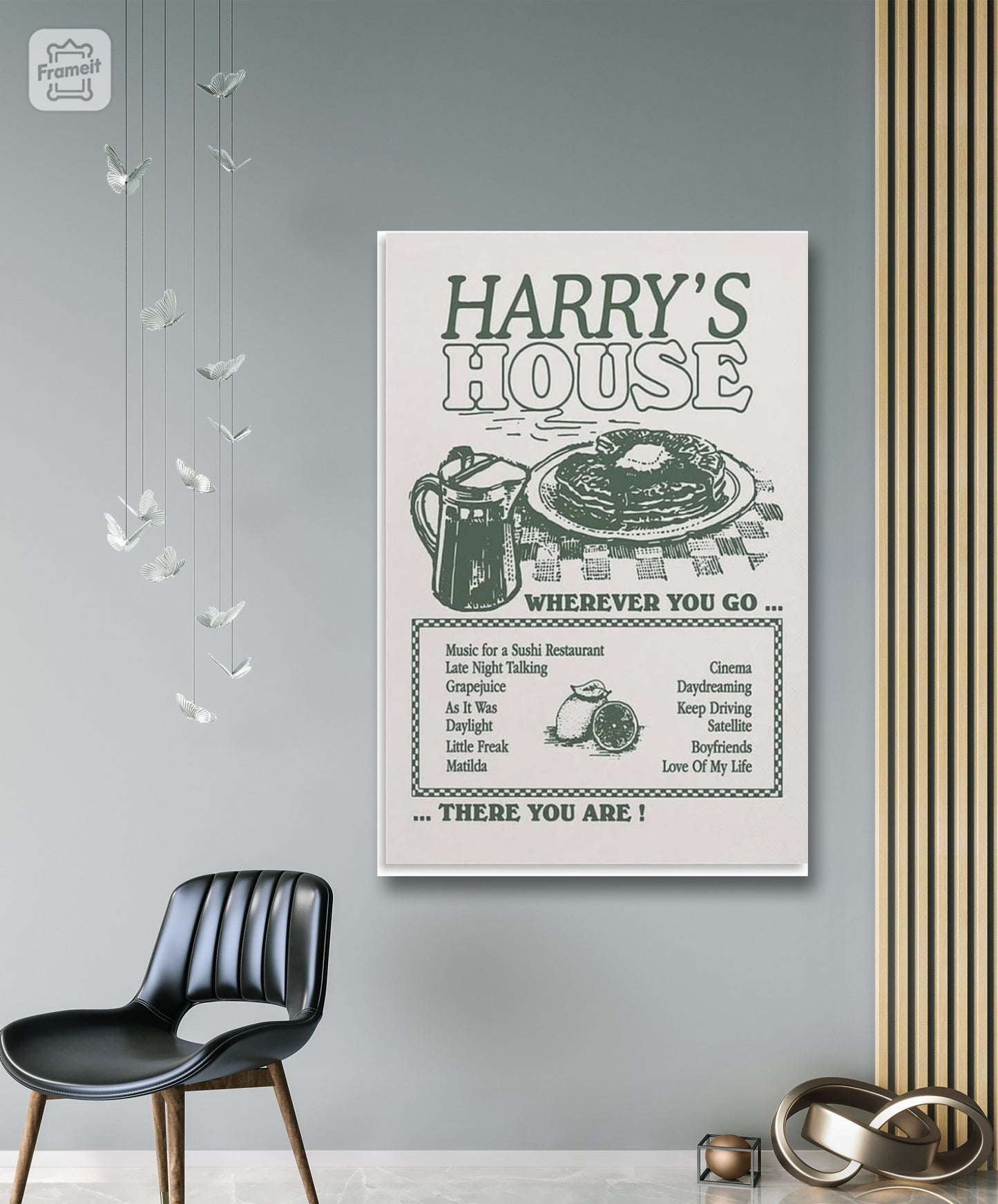 Music Artist Harry Wherever You Go There You Are Canvas Poster Wall Art Home Decor