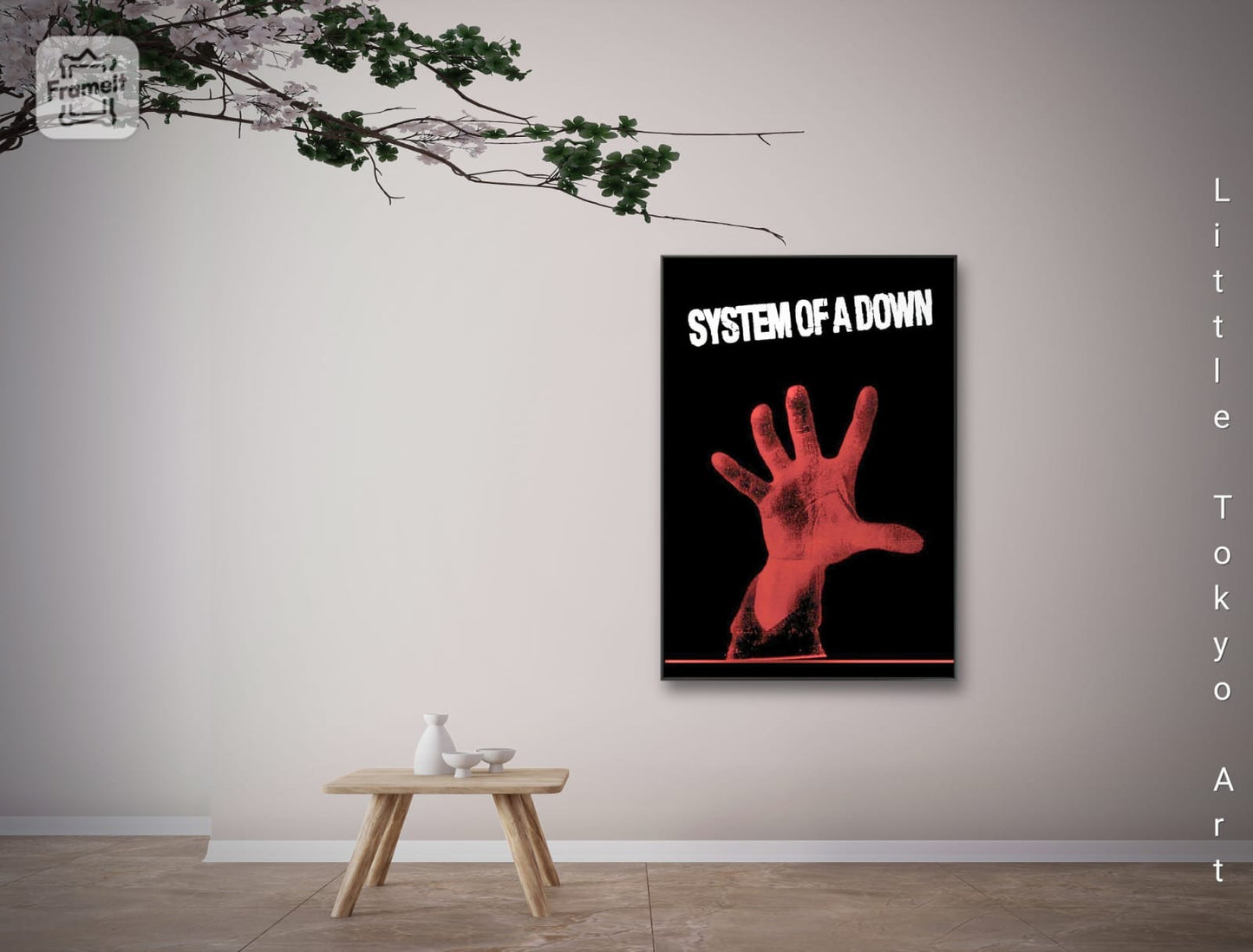 Music Artist SOAD Hand Reaching Canvas Poster Wall Art Home Decor