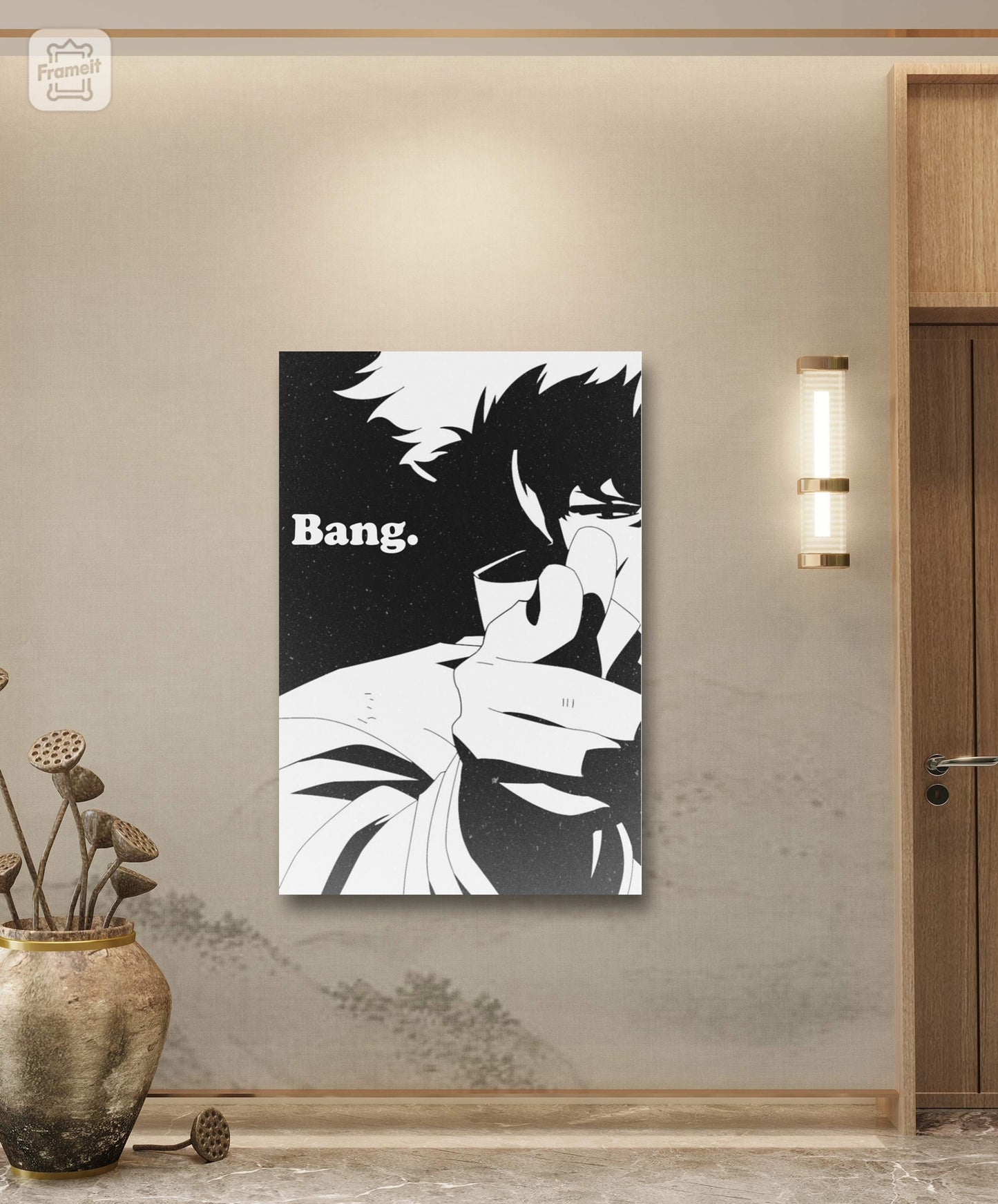 Space Cowboy Spike Bang Anime Wall Art home decor